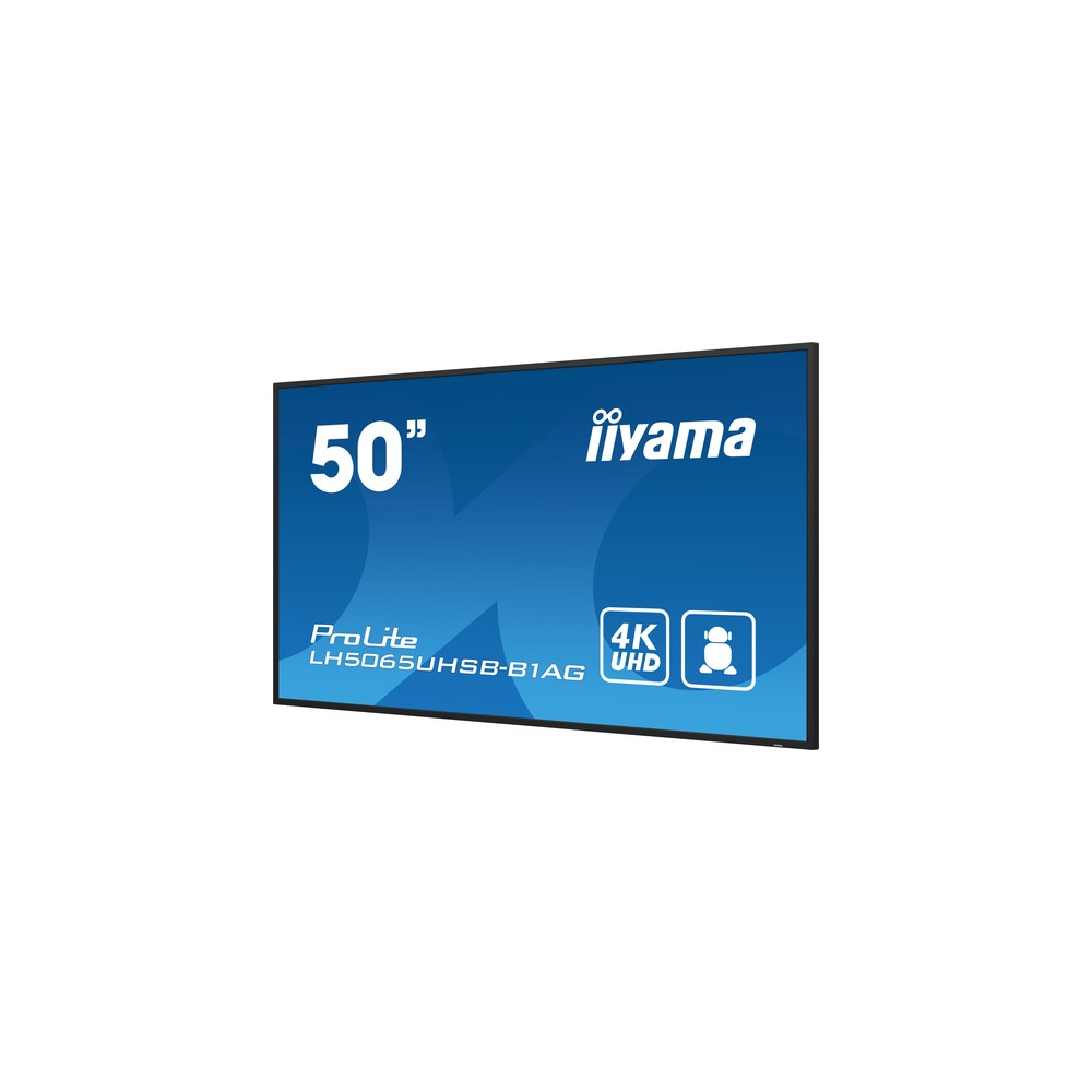 iiyama ProLite LH5065UHSB-B1AG 50" 4K UHD 800 nits Android 11 24/7 - Imagen 5