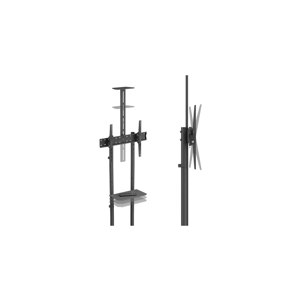 Soporte Suelo Aisens FT70TE-335 Inclinable, con ruedas para Pantallas 37-70" hasta 45 kg - Imagen 5