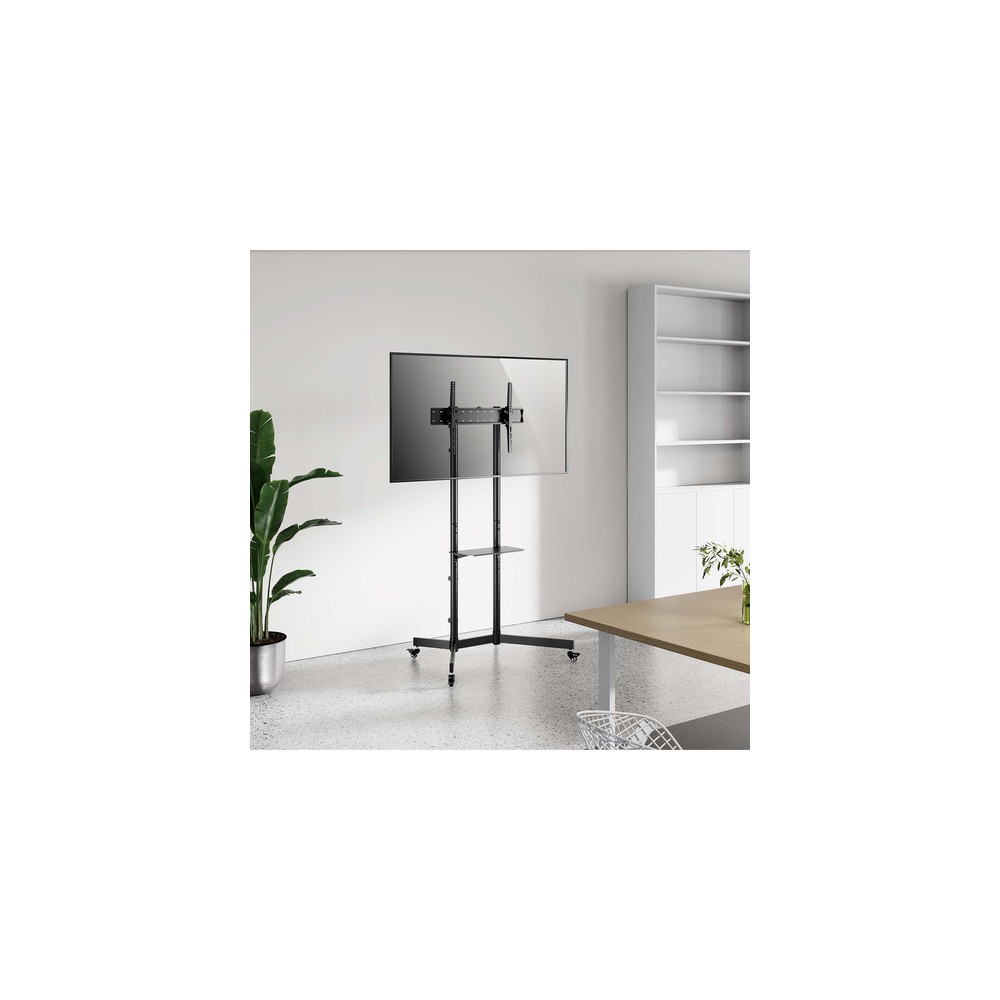 Soporte Suelo Aisens FT70TE-333 Inclinable, con ruedas para Pantallas 37-70" hasta 45 kg - Imagen 7