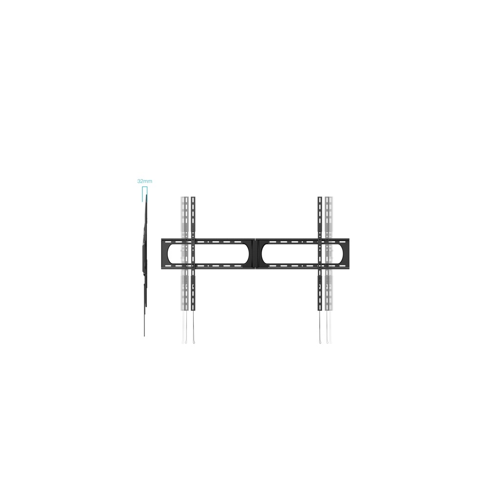 Soporte Pared TooQ LP37140F-B Fijo para Pantallas 37-140" hasta 125 kg - Imagen 3