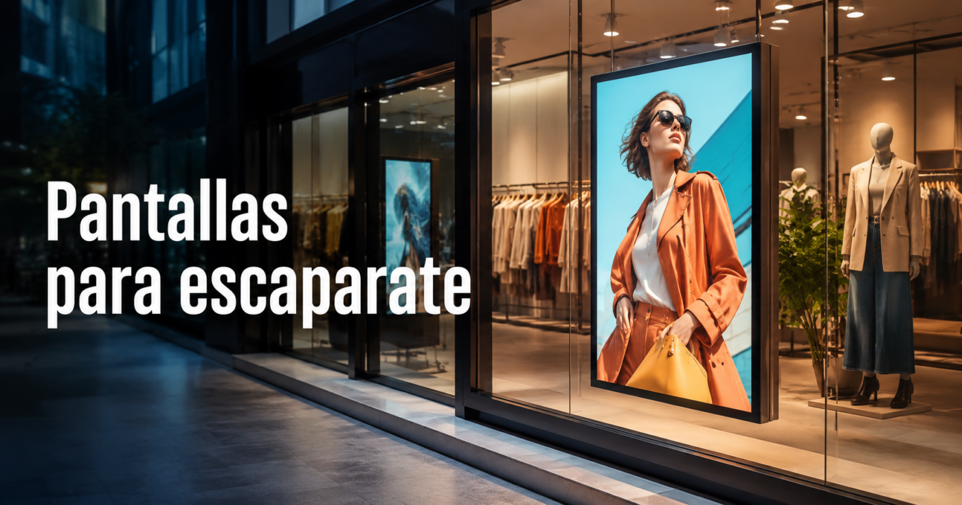Pantallas para escaparate