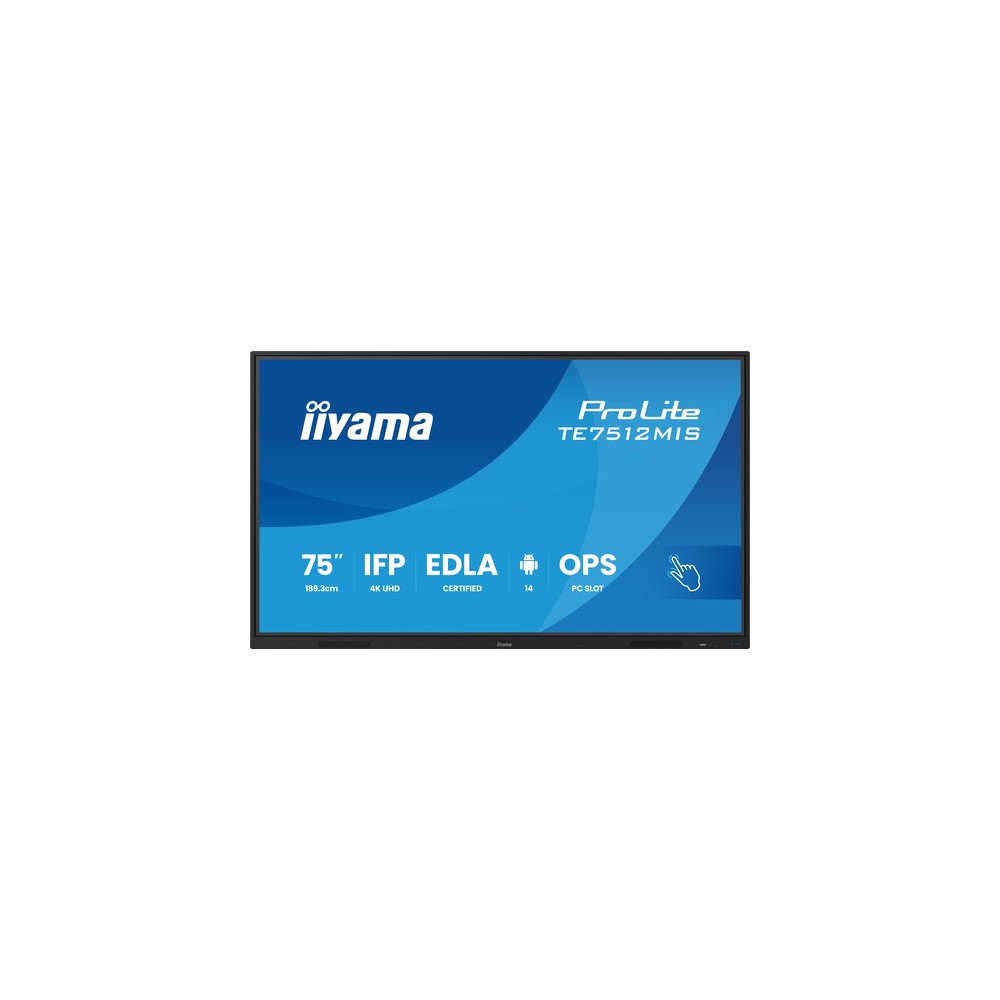 Monitor Interactivo iiyama TE7512MIS-B4AG 75" 4K UHD Android 14 Táctil 40 Puntos - Imagen 3