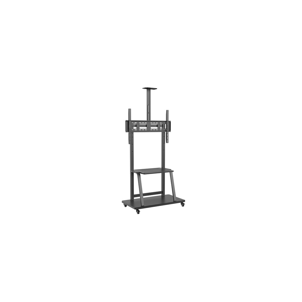 Soporte Suelo Aisens FT100E-135 Con ruedas para Pantallas 37-100" hasta 150 kg - Imagen 2