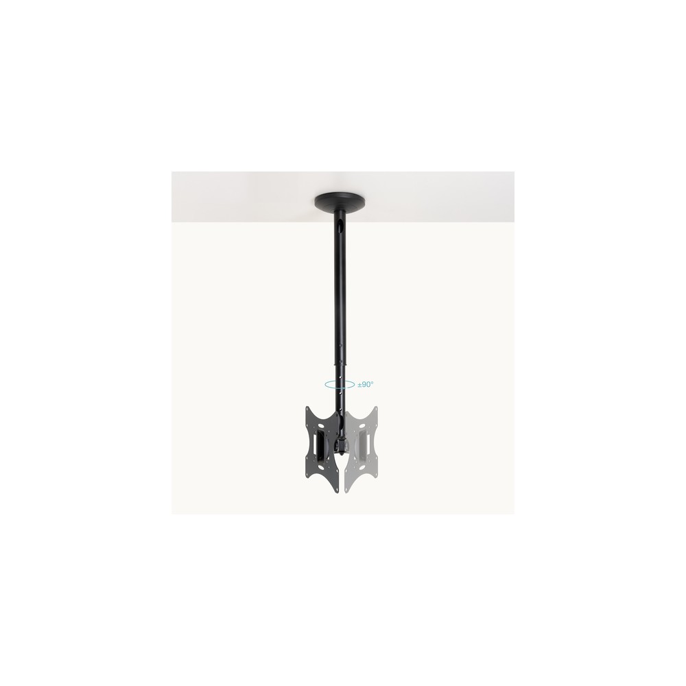 Soporte Techo TooQ LPCE2301TSLI-B Inclinable, orientable para Pantallas 23-42" hasta 30 kg - Imagen 4