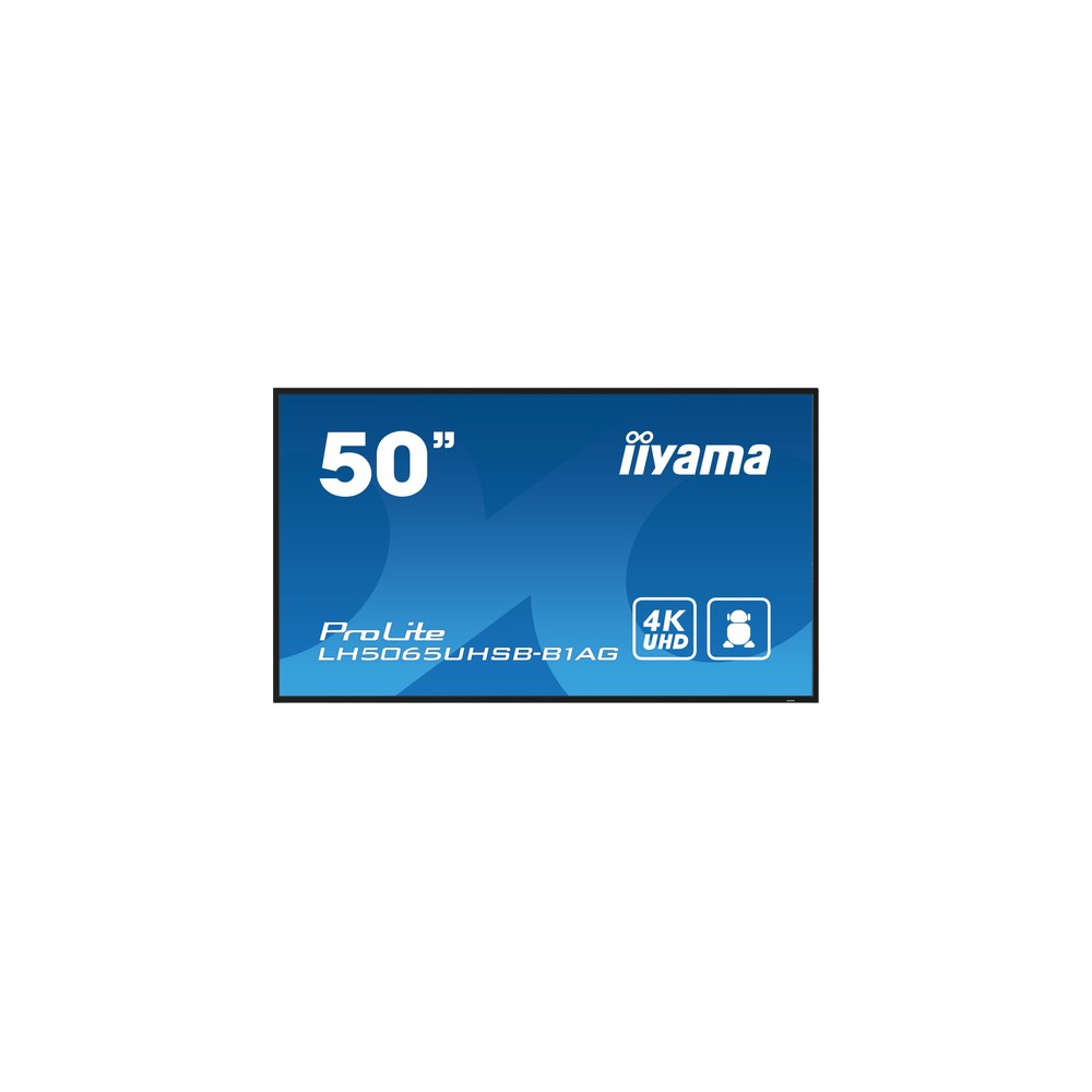 iiyama ProLite LH5065UHSB-B1AG 50" 4K UHD 800 nits Android 11 24/7 - Imagen 3