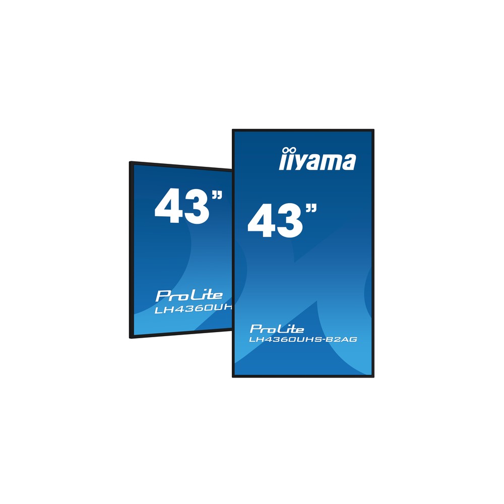iiyama ProLite LH4360UHS 43" 4K UHD 500 nits Android 11 24/7 - Imagen 2