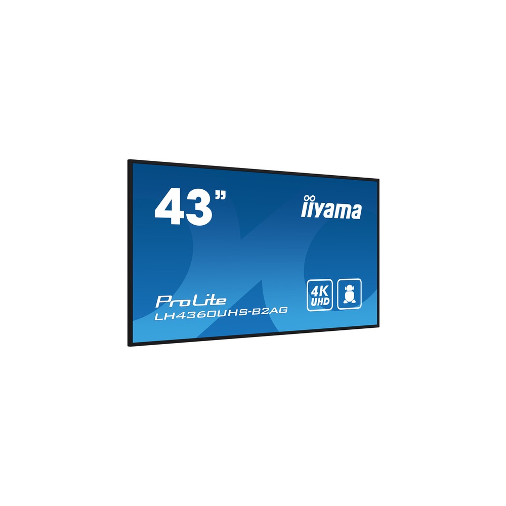 iiyama ProLite LH4360UHS 43" 4K UHD 500 nits Android 11 24/7 - Imagen 5