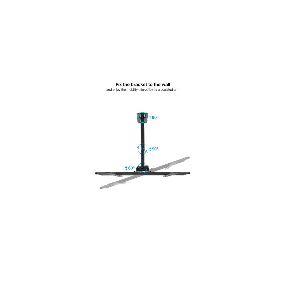 Soporte Pared TooQ LP7843TN-B Fijo para Pantallas 32-55" hasta 35 kg - Imagen 4