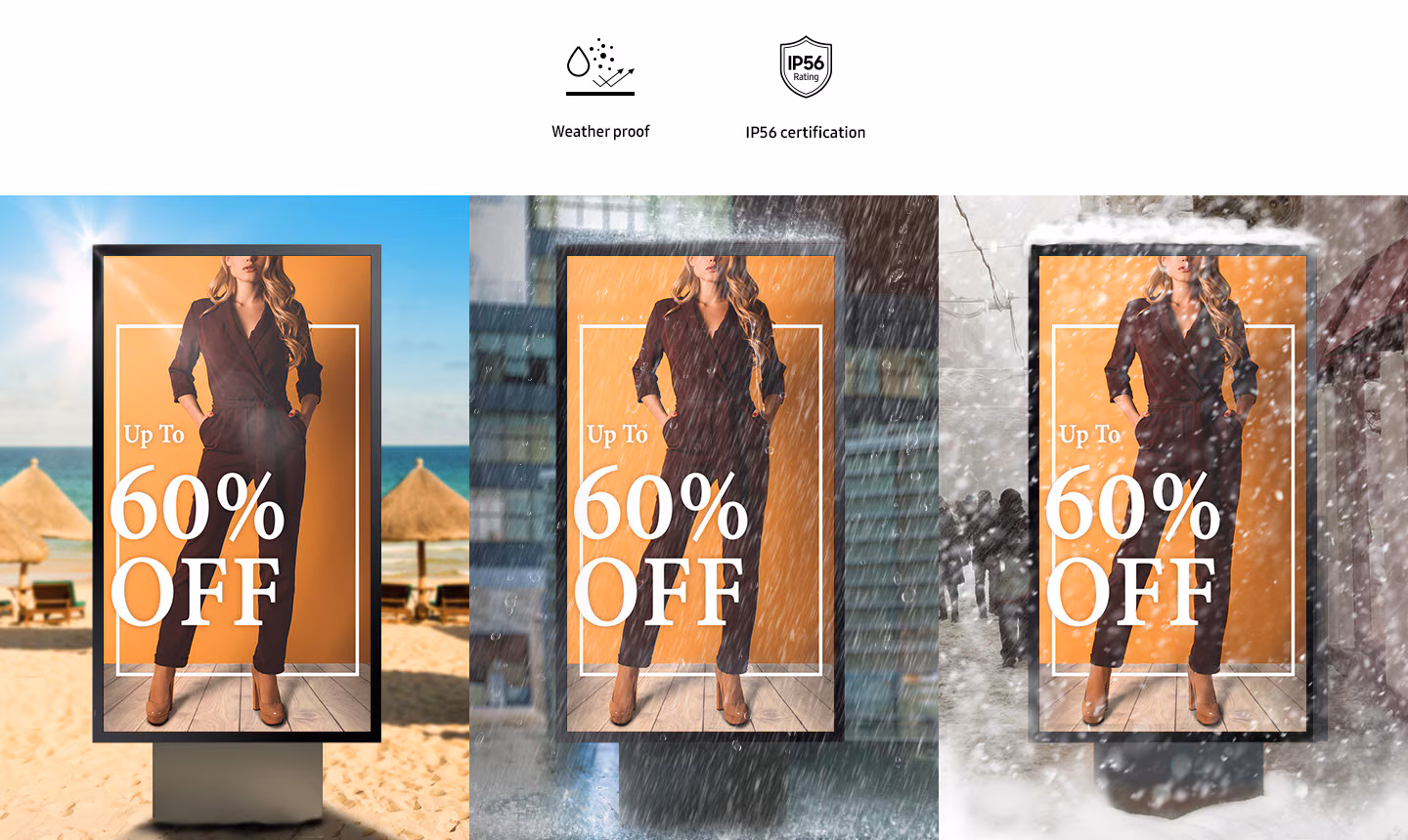 pantalla para exterior digital signage