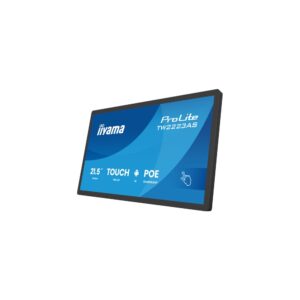iiyama TW2223AS-B3P instalado en pared con soporte VESA 100x100
