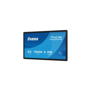 Pantalla táctil iiyama TW2223AS-B3P en orientación vertical para kiosco