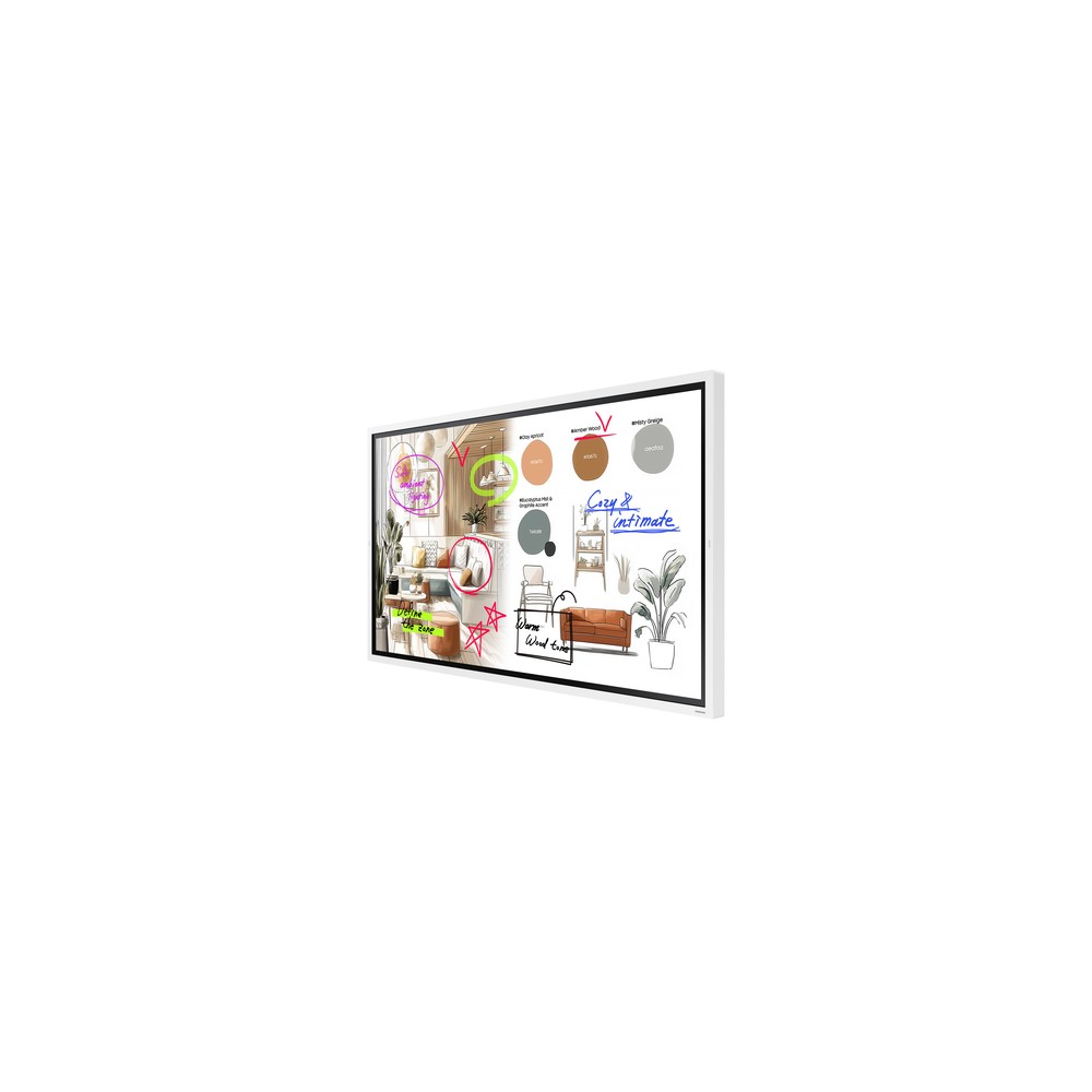 Samsung Flip WM65FX pizarra digital interactiva de 65 pulgadas 4K UHD – vista lateral del panel