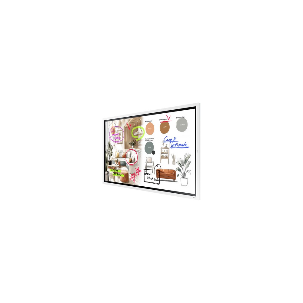 Samsung Flip WM55FX pizarra digital interactiva de 55 pulgadas 4K UHD – vista lateral del panel