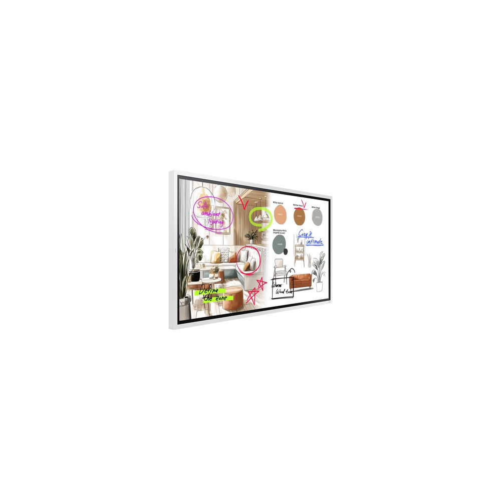 Samsung Flip WM65FX pizarra digital interactiva de 65 pulgadas 4K UHD – escritura con lápiz sobre la pizarra